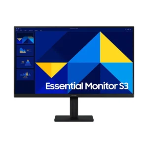 Samsung Essential S3 S24D302GAU 24 Inch FHD IPS Gaming Monitor – 100Hz Refresh Rate, 5ms Response, Eye Care Mode, Flicker Free, HDMI & VGA Ports, Slim Design for Home & Office Use